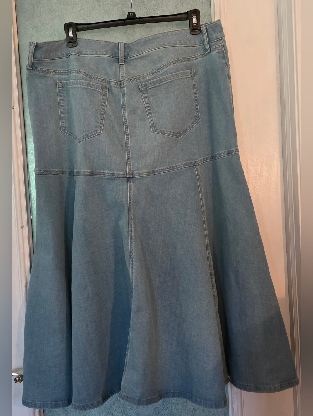 Torrid Light Blue Denim Maxi Skirt - Picture 3 of 4